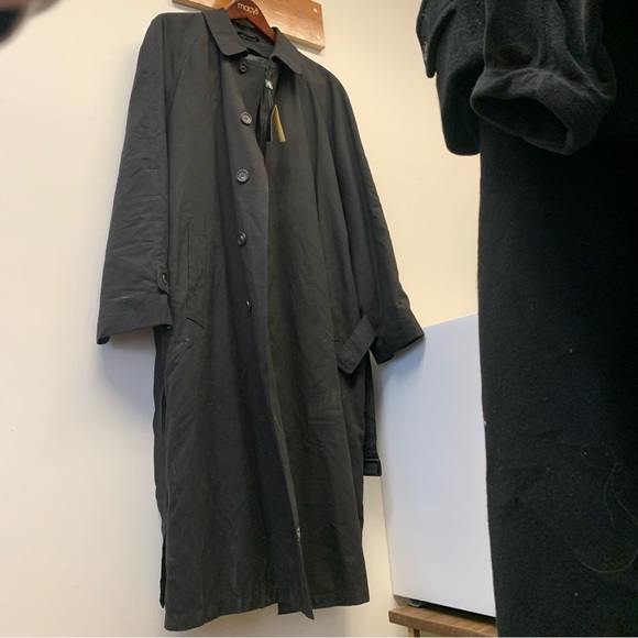 BNWT Ralph Lauren Black Trench coat with removable lining! Men’s sz 42 L! - Picture 2 of 9